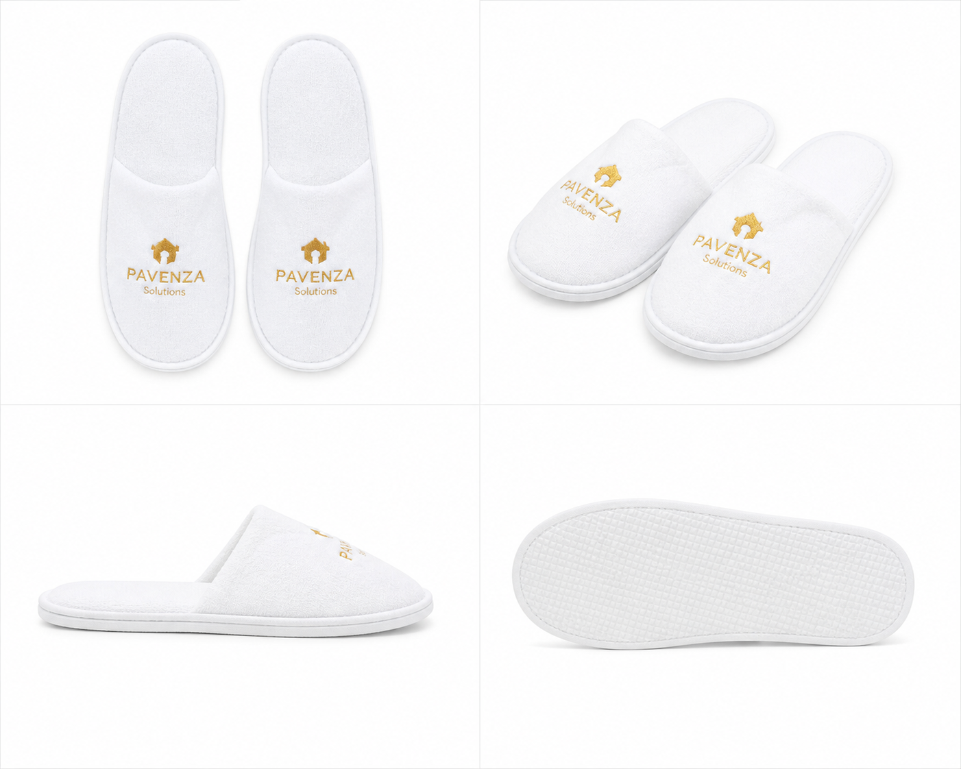 Embroidered Velvet Slippers